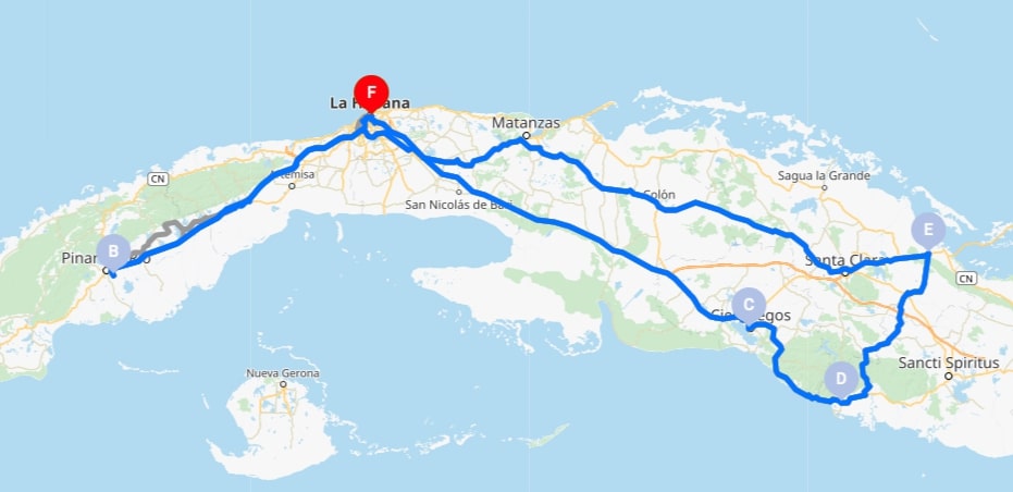 Itinerario di 15 giorni a Cuba