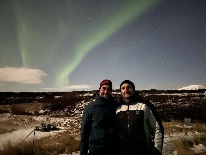 A caccia dell'aurora in Islanda